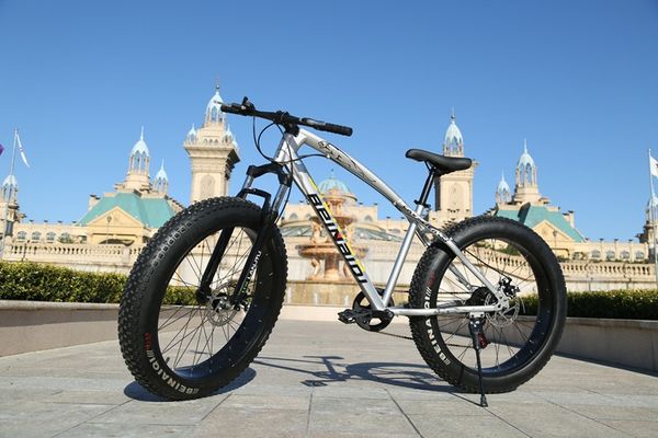 

26-inch snowmobile 4.0 wide tire pedal bicycle promotion bold mountain bike bicycle