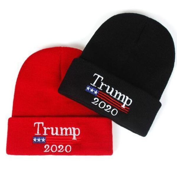

designer knit winter beanies trump 2020 skull caps letters embroidered keep make america great again skiing hats knitted hip hop cap b81301, Blue;gray