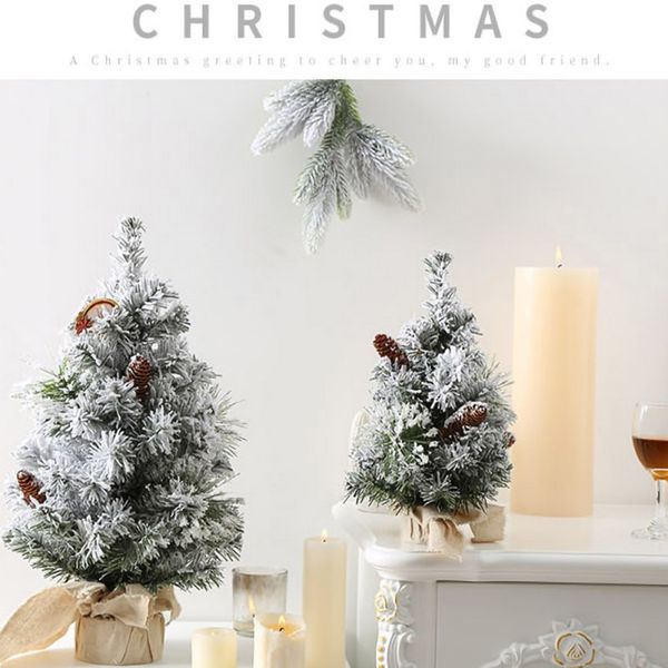 

40cm mini christmas tree artificial table decorations christmas miniature festival tree house room deskornaments deocr