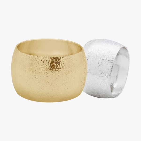 

tai 6pcs metal napkin rings for wedding christmas party l kitchen round serviette buckle napkin holder table decor napkin rings