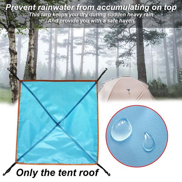 

portable anti uv waterproof cloth picnic lightweight canopy rain tent tarp roof cover sun shelter outdoor camping beach