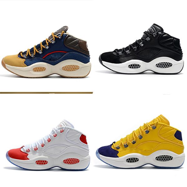 

question mid q1 basketball shoes shoes allen iverson answer 1s zoom mens running athletic shoes luxury elite sport sneakers eu40-46