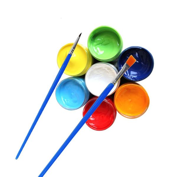 

20ml 6 vibrant colors washable gouache paint for kids school finger paint