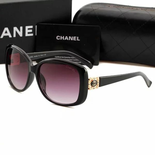 

new fashion vintage sunglasses women brand desig womens sunglasses ladies sun glasses with cases 5485s sunglasses men luxury, Black
