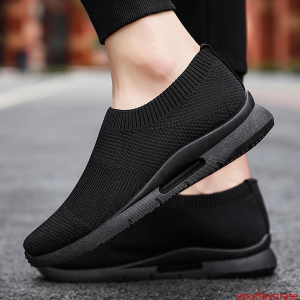 

2020 fashion causal shoes all white black comfortable designer shoes black white fly outdoor jogging walking sneakers sports shoes