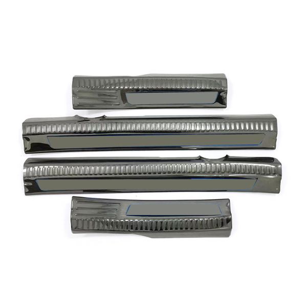 

для hyundai кона энсин 2017 2018 боковых пороги скребка threshold крышки уравновешивания протектора нержавеющей стали