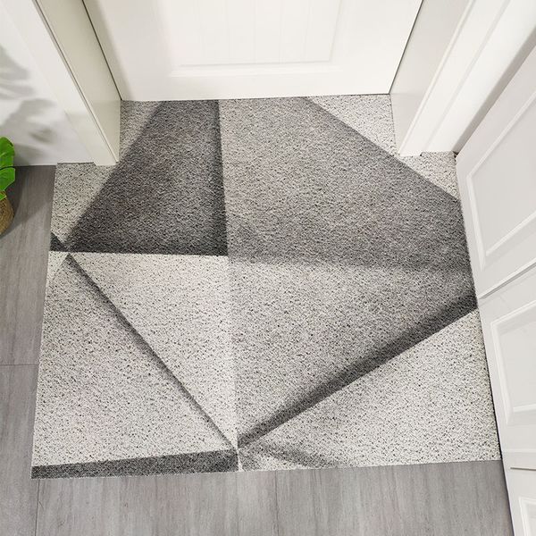 

nordic ins abstract geometry entrance hall carpet pvc wire loop mat ins door mat living room floor bathroom non-slip rug