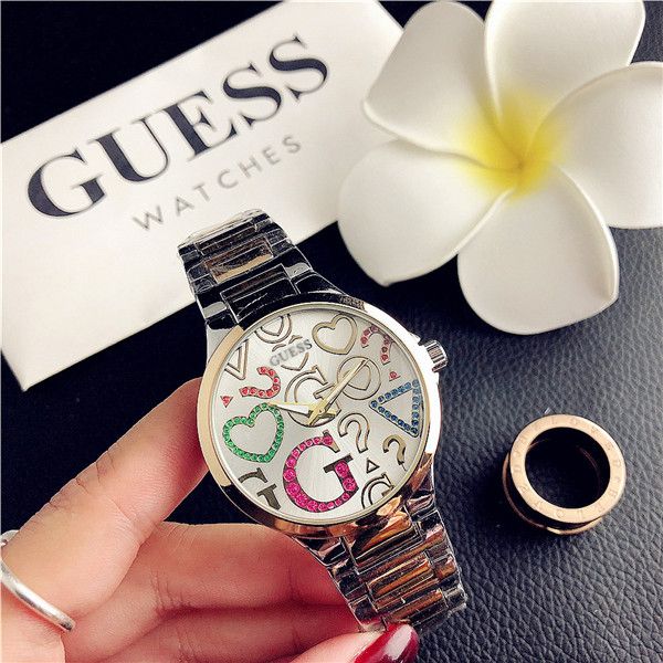 

men's and women's watches, casual decorative watches, fashion, simple korean version of the trend, Slivery;black