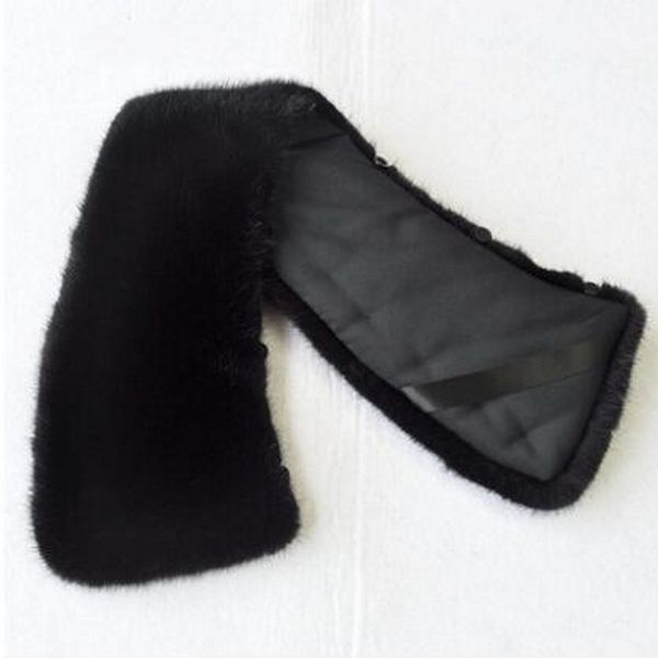 

glaforny 100% genuine real collar men winter coat scarf accessory women jacket fur collar black coffee, Blue;gray