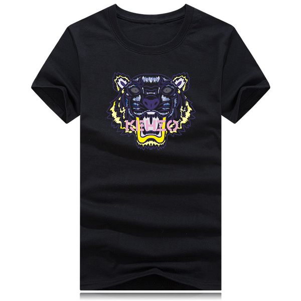 

brand tigers and letters t shirts for men women o neck s-4xl shirt summer cotton tee designer clothing letter print short sleeve, White;black