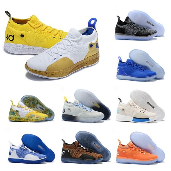 

what the kd 11 kevin durant xi mens mandarin duck royal mammary cancer white orange sports basketball shoes for kd11 11s sneakers size40-46