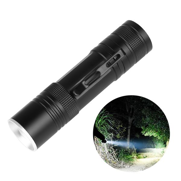 

portable mini flashlight xhp50 led torch zoomable usb rechargeable light 3 modes outdoor camping hiking lanterna lamp