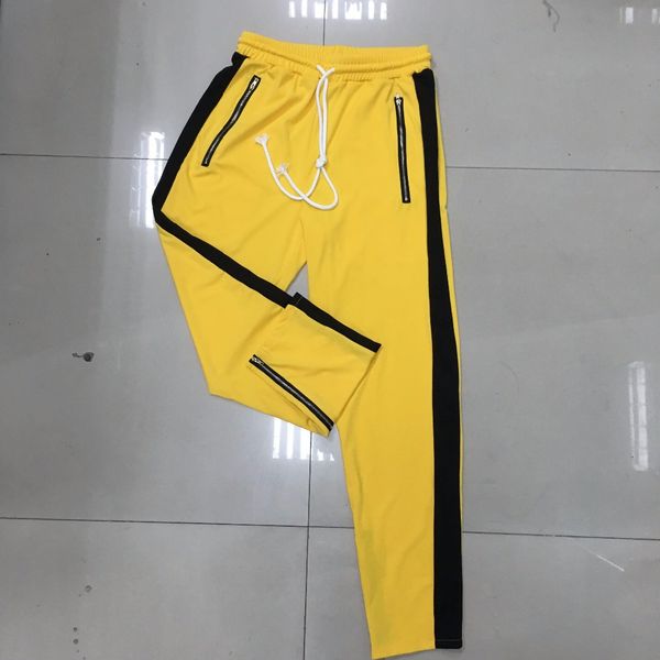 

fashion men/big boys long pants men casual joggers autumn fits warm belt sweatpants long track pants new streetwear, Black
