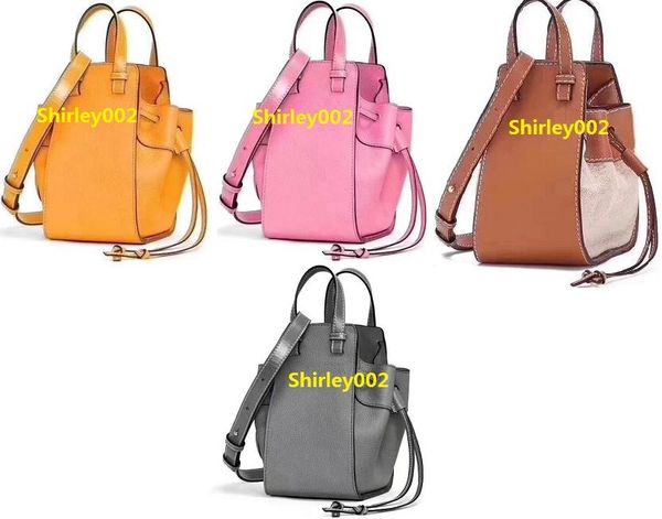 

Popular de ign 2019 cla ic hammock bag genuine leather mini cro body bag lovely handbag clutch pur e candy color bag