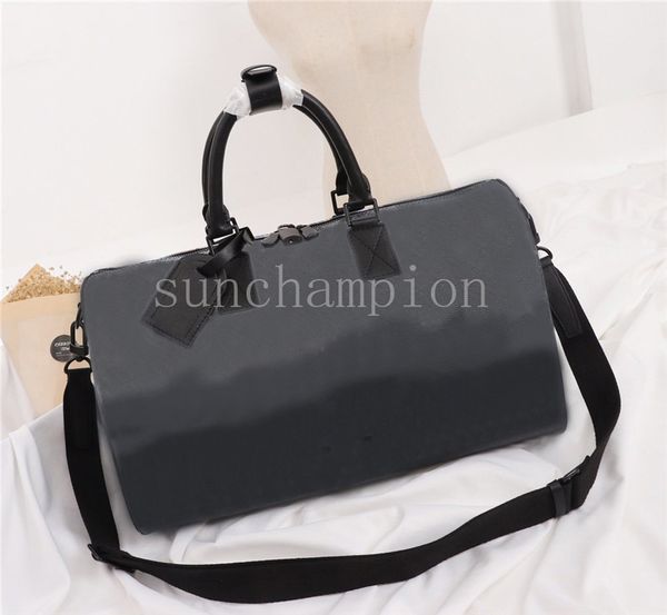

keepall luis vit design luxury handbag purse genuine leather l flower pattern travel luggage duffel bags date code