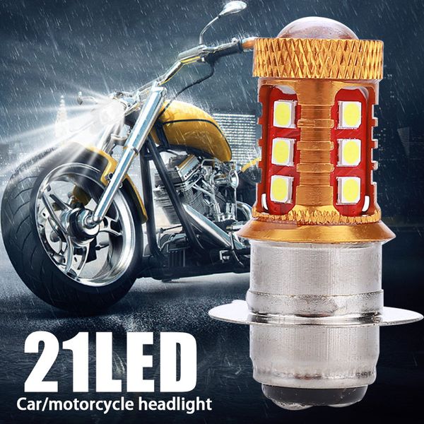 

vehemo h4 p15d dc ac12-60v modified headlights signal light cars hi/lo motorcycle automotive fog light bulbs moto high power drl
