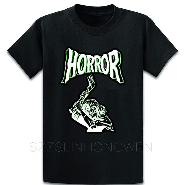 Compre Horror Ax Assassino Baseball T Shirt Camisa Estampada O Neck Presente Verão Estilo Roupa De Construção Carta Cotton De Lfdhno6, $56,2 | Pt.Dhgate.Com