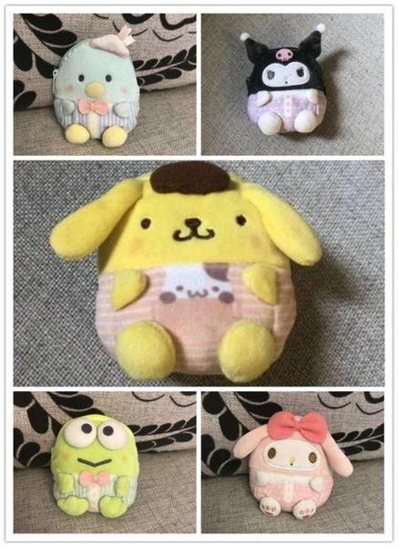 

1pcs kuromi melody pom purin anime pu handbag shoulder cartoon soft coin purse bags pouch card key storage gift