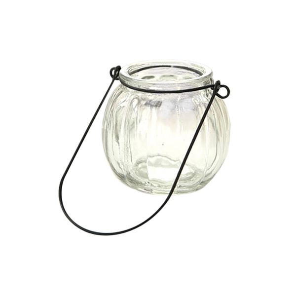

pumpkin hanging glass flower vase candlestick terrarium container home decor