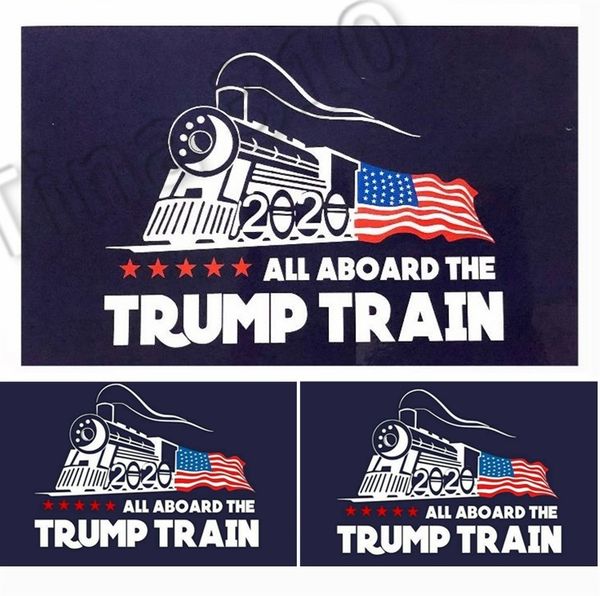 

2020 trump car sticker donald trump locomotive stickers train window sticker home living room decor wall stickers 4729