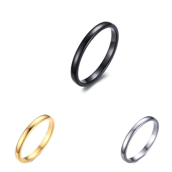 

100% tungsten 2mm wide gold silver color tungsten carbide rings for women wedding finger jewelry tcr-042