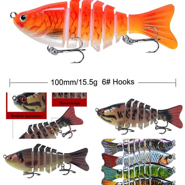 

dlmd2 fishing tackle can 5 grid bait type luya box (10cm * 5) box hold 15.5g fake baits