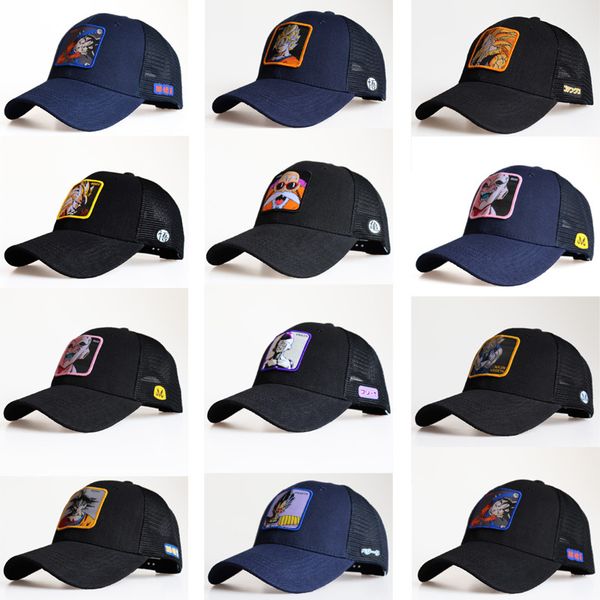 

новая весна и лето аниме snapback cap хлопок бейсболка мужчины женщины хип-хоп папа сетка шляпа дальнобойщик дропшиппинг, Blue;gray