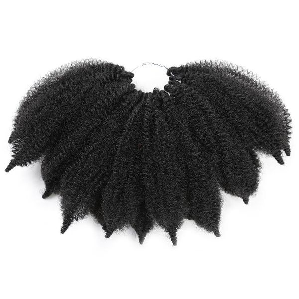 2019 Hot Selling Fashion Short Hair Extensions 8 Black Brown Bug