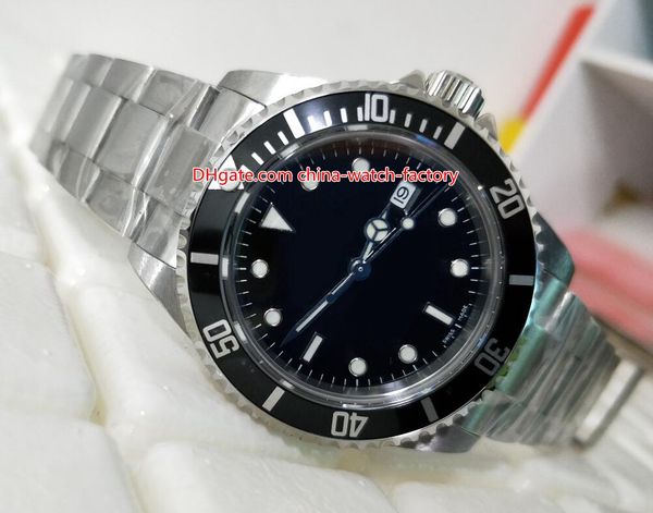 

Горячие товары Топ Заводские часы Vintage 1984 40 мм Sea-Dweller 4000 16600 116600 Керамическая рамка