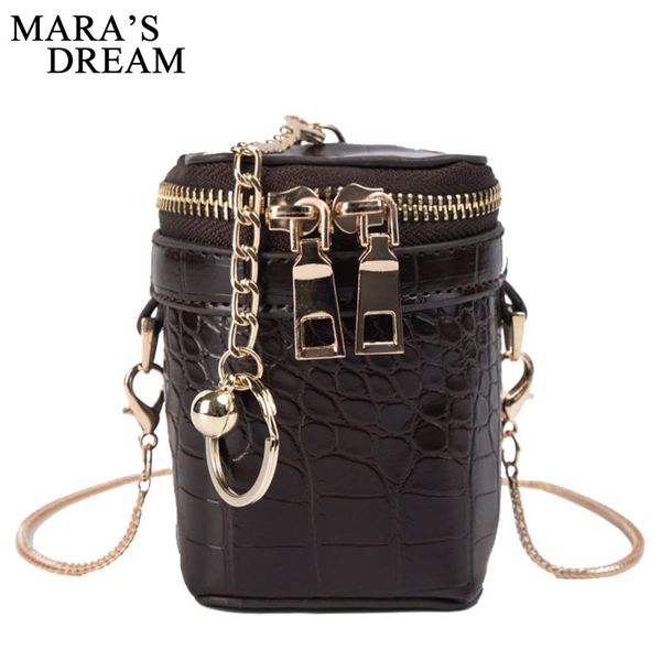 

мары мечта 2020 новая сплошной цвет мини сумка ретро плечо цепи дикого crossbody bucket bag