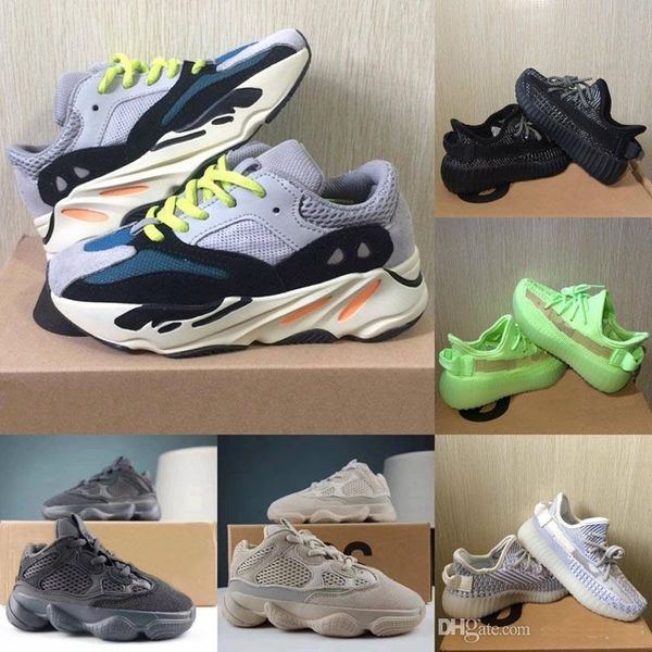 

новая детская обувь kanye west v2 wave runner 700 девушка кроссовки 500 детские малыши тренер мальчика кроссовки детей детские спортивные ту, White;red