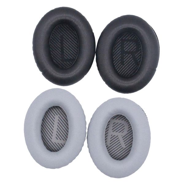

4 пакет earpad подушечки приступы для bose quiet comfort 35 (qc35) headset-серый + черный