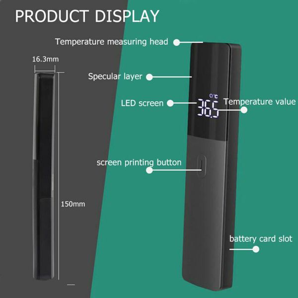 

infrared contactless thermometer without battery non contact digital body adults forehead gun forehead temperature meter