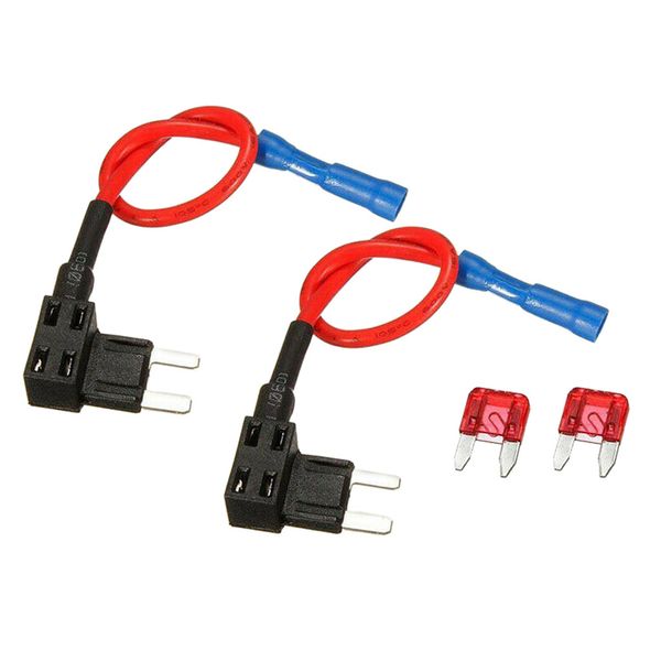 

2pcs circuit fuse tap ats atm low profile plug & fuse puller for car auto