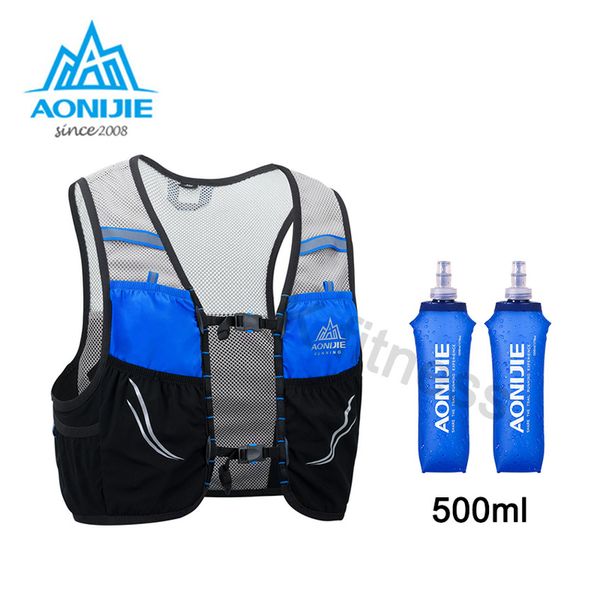

aonijie 2.5l lightweight backpack running breathable cycling marathon ultralight hiking sport bag 500ml soft flask