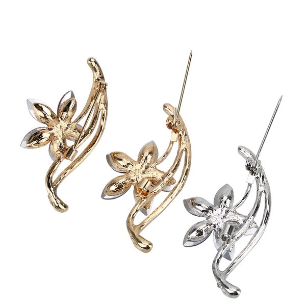 

сплава ювелирных изделий craft цветок броши мода для женщин vintage pin rhinestone домашнее украшение другие home decor