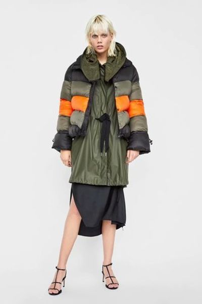

new women winter vintage oversized adjustable waist thick zipper zippers regular formal windbreaker outerwear & coats parkas, Black