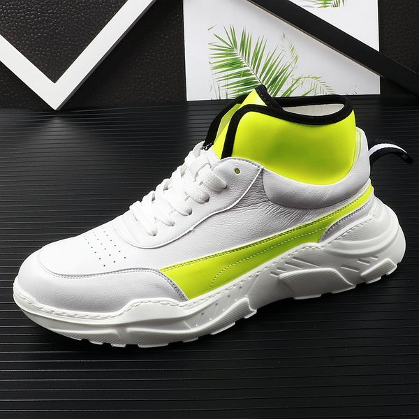 

2019 men casual shoes chunky sneakers spring fall breathable men'shoes size38-43, Black