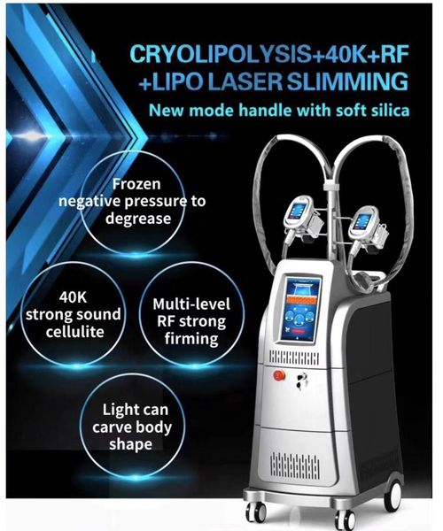 

2020 fat reduce 7 in 1 fat e 4 cryo handle fat ing cool cryolipolysis slimming machine beauty body shape weight losss