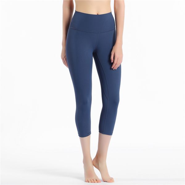 

Высокая талия Atheltics йога леггинсы Capris конфеты цвет Спорт Упругие Фитнес Tight Леггинсы Слим Бег Gym Брюки