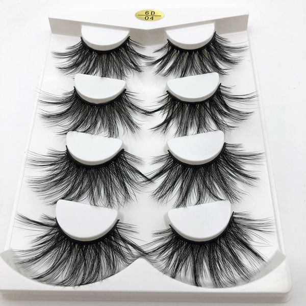 

buzzme 25mm lashes 6d04 faux mink eyelashes 4pairs eyelash natural fake lash false lashes makeup eyelash extensions maquiagem