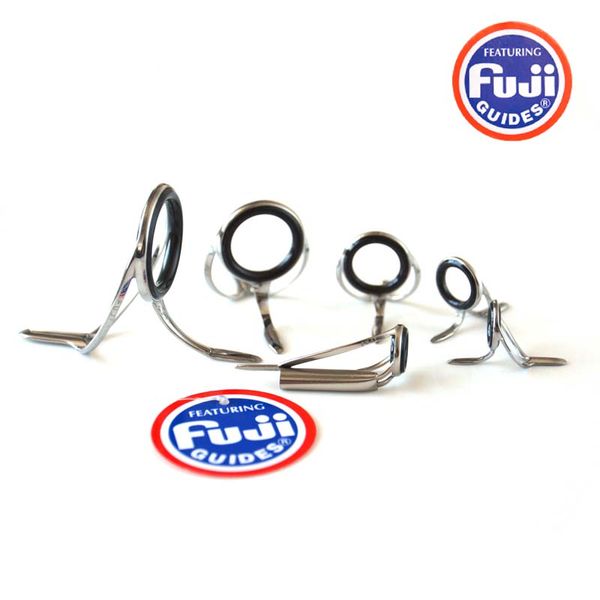 

luresport fuji guide 6pcs set mnat mnog cast and guide set rod building component repair fishing pole diy accessory