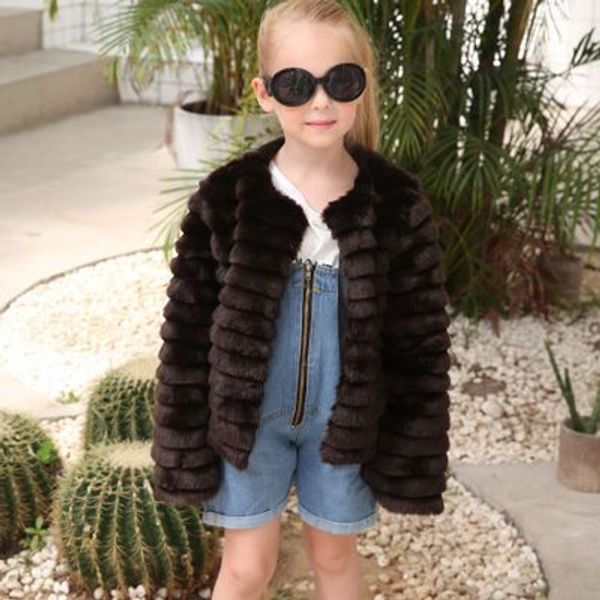 

girls coat fur coat kids girls fur jacket girl, Blue;gray