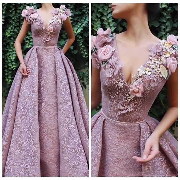 

v-neck lace cap a-line prom dresses floor length 2019 custom long women evening party gowns special occasion party wear 2019 modest, Black
