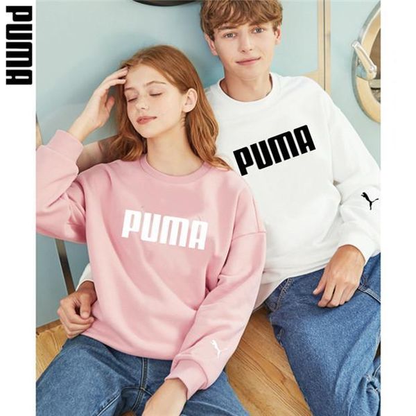 

pm sweater men women sweater lovers loose coat autumn pullover o-neck long sleeves sweater sportswear 4 color m-4xl 72107, Black