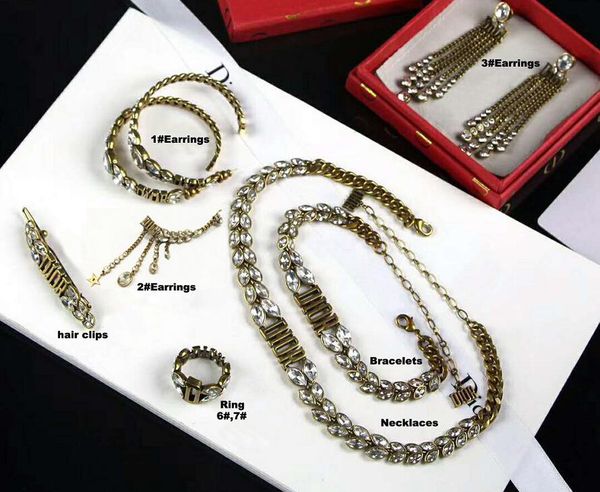 

2019 Высочайшее Качество Роскошные Дизайнерские Ювелирные Изделия для Женщин Серь