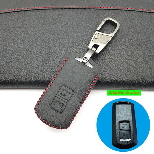 

2 buttons key leather motorcycle key case cover holder protector for vario 150 pcx pxc 2018 lead sh125/150 motor