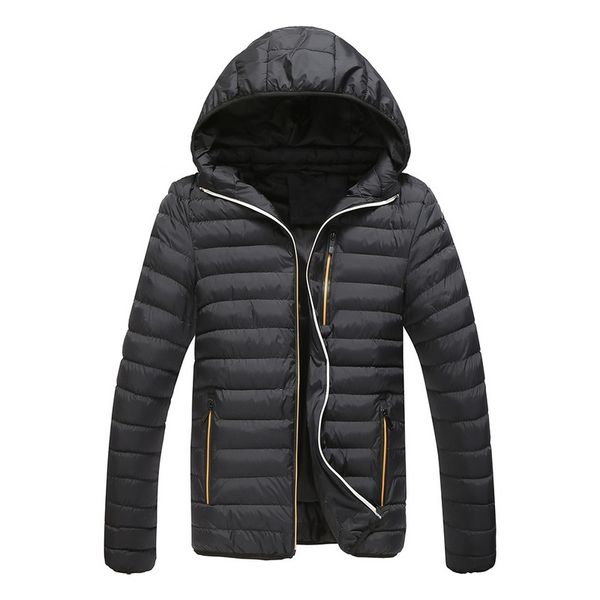 

mjartoria winter jacket men 2019 fashion hooded collar male parka jacket mens solid thick jackets and coats man winter parkas, Tan;black