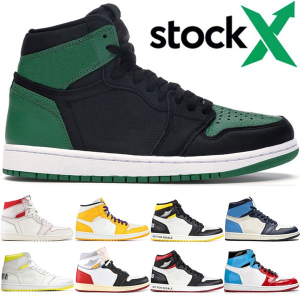

1 high travis scotts fearless obsidian mens basketball shoes spiderman unc 1s chicago turbo green men sport designer sneakers 36-46