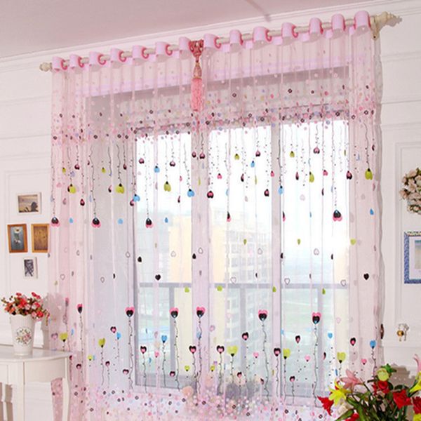 

elegant curtains tulle flying balloon curtains screen gauze cloth balcony tulle home decor